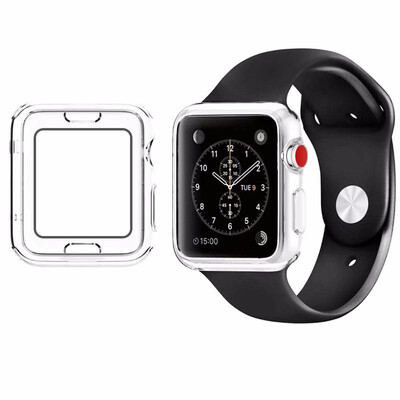 

42mm Apple Apple watch 42mm transparent color tpu watch case Ultra-thin anti-fall