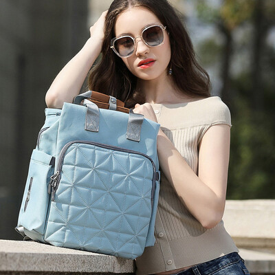 

JOYNCLEONMummy bag maternal&child multi-function insulation large capacity fashion mother bag mother&baby out Mummy backpack Tiffany blue jwc0358