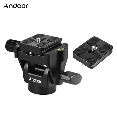

Andoer M12 Monopod Tilt Head Panoramic Head Telephoto Bird Watching with 3pcs Quick Release Plate