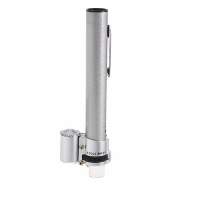 

Portable Pen Shaped 100 Times Microscope with LED Light Application range industrial purpose medical circuit board
