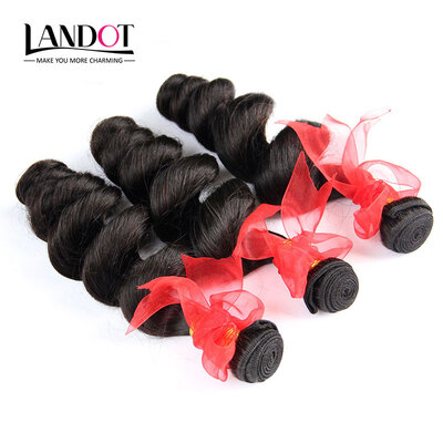 

9A Mongolian Virgin Hair Loose Wave 100 Human Hair Weaves 3 Bundles Unprocessed Mongolian Loose Wavy Curly Remy Hair Extensions