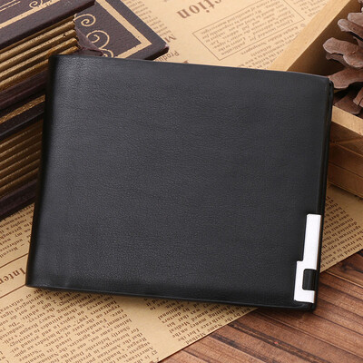 

Multifunction Genuine Leather Purse Wallet Men Card Holder Coin Short Cross Section Wallet