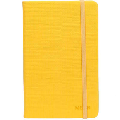 

Morning light M & G APYE9811 excellent goods A6 strap leather surface of the soft copy of the book 96 pages yellow