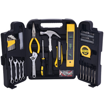 

Extension Lips 90 Household Toolbox Set Multi-function Utility Set Hardware Tool Set Electrician Woodworking Repair Toolbox TU5090
