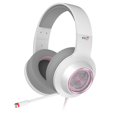 

Edifier EDIFIER G4 PRO USB71 channel esports game headset headset with line control computer headsets Jedi survival headsets eat chicken headphones powder white