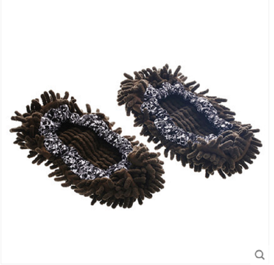 

Cntomlv 1 Pcs Multifunctional Chenille Micro Fiber Shoe Covers Clean Slippers Lazy Drag Shoe Mop Caps Household Tools 5 Colors