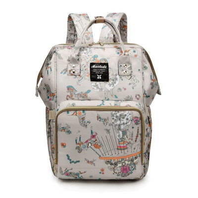 

New Model Fashion Mommy Maternity Bag Diaper Nappy Bag Bolsa Maternida Printed Bebe Bag Travel Backpack Desiger Nursing Baby Bag