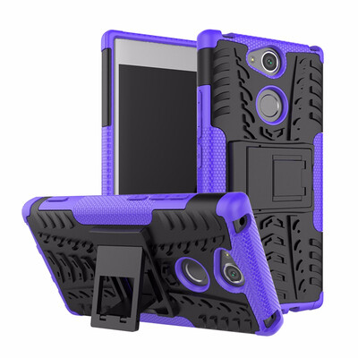 

Goowiiz Phone Case For Sony Xperia XA2XA2 UltraL2 Armor Tire Texture Rugged Protection PCTPU Full Protection