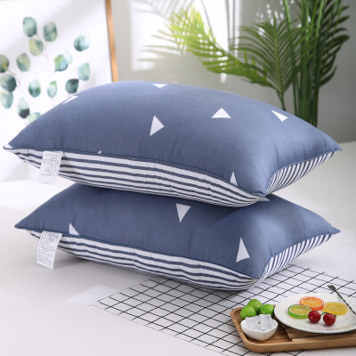 

Jiuzhou deer pillow core home textile feather velvet pillow hotel comfortable full pillow AB version thick soft pressure not collapse student pillow