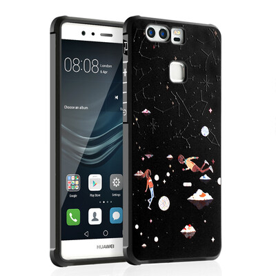 

Goowiiz Fashion Phone Case For Huawei P9P9 PlusG9 Lite Luxury 3D Cute Cartoon Slim Full Soft Silicone Prevent falling