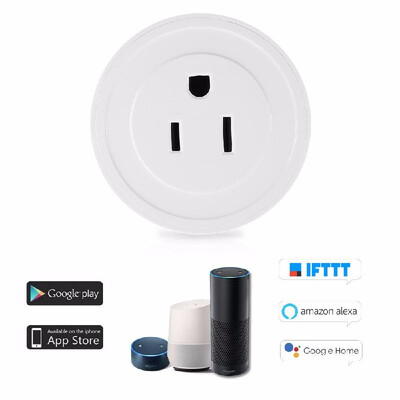 

Wi-Fi Wireless Mini Smart Outlet Plug WIFI Socket Charging Adapter Smart Home Plug Remote Control Via Phone App Smart Timer Compa