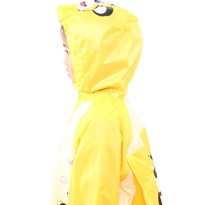 

Paradise umbrella waterproof children cute type jump tiger backpack type with book bag bit raincoats pants XL code beige D012