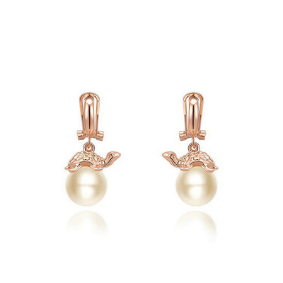 

Yoursfs® 18K Gold Plated Clean Pearl Chortoise Clip на ювелирных изделиях из ювелирных изделий с серьгой