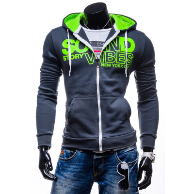 

Zogaa New Mens Hoodie Fashion Slim Casual