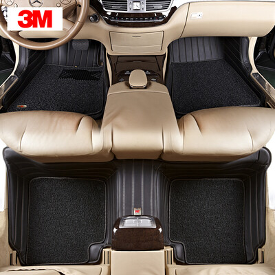 

3M wire circle full car seat pad Porsche macan foot pad 3D stamping one-piece flagship series black