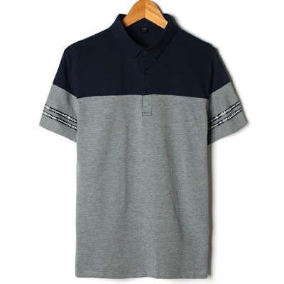 

Summer Mens Fashion Korean Casual Short Sleeved Popular Lapel Polo Shirt