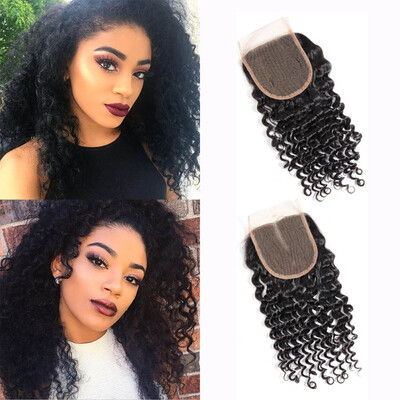 

Dream Like Brazilian Virgin Hair Curly Hair 4 Bundles Human Hair with Closure