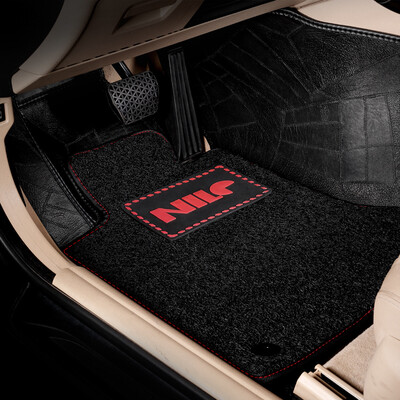 

Nile NILE fully surrounded by car mats leather&wire ring pads for the Volkswagen Magotan LaVida Tiguan BMW Mercedes Odyssey&other clouds travel four seas black