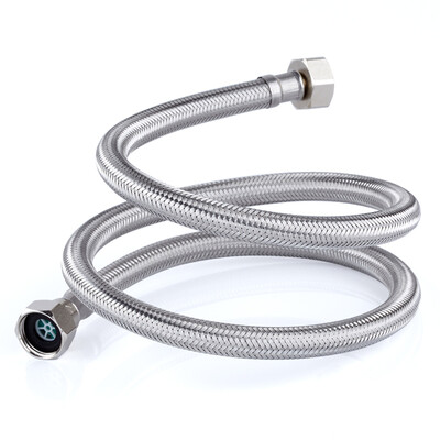 

Submarine FBA-100 304 stainless steel explosion-proof hose hose inlet 100cm basin toilet water pipe new