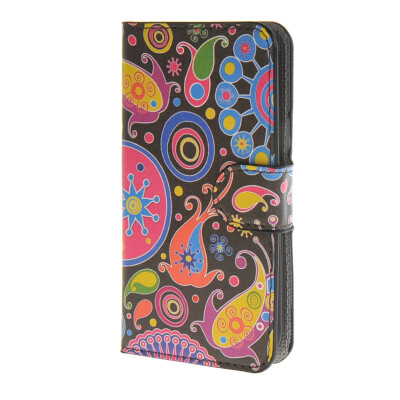 

MOONCASE Flower style Leather Wallet Flip Card Slot Stand Pouch чехол для Samsung Galaxy J1 A08