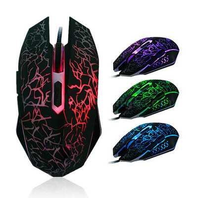 

Malloom +2015 Новое прибытие 6D Профессиональные Красочные Подсветка мыши Gamer 4000 DPI Проводная игровая мышь Мыши Gamer для пор