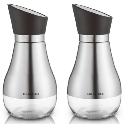 

【Jingdong Supermarket】 Lock & lock screw cover 304 stainless steel oil vinegar bottle two sets (400ml * 2) CKO102S002