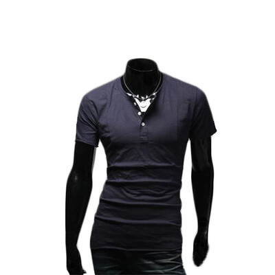 

Zogaa New Mens T-shirt Slim Short Sleeve