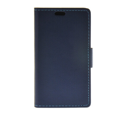 

MOONCASE Leather Side Flip Wallet Card Holder Stand Shell Pouch ЧЕХОЛ ДЛЯ Samsung Galaxy J1 Blue