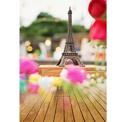 

Silver Eiffel Photo Backdrop 57FT Vinyl Fabric Cloth Digital Printing Photo Background s-749