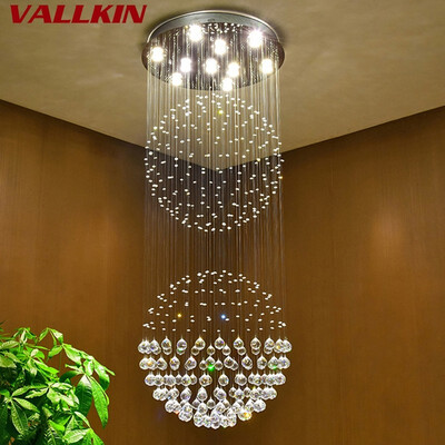 

Luxury Crystal chandeliers contemporary lamp GU10 Crystal lights Chandelier Hanging LED Lamp Bedroom decoration Pendant Lighting