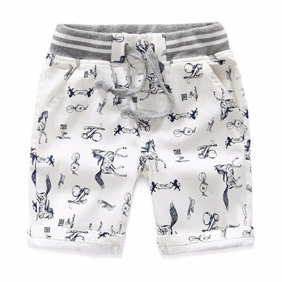 

Summer Kids Boys Shorts Character Print Beach Boys Short Pants Pure Cotton All-Match Sports Baby Pants Children Costume