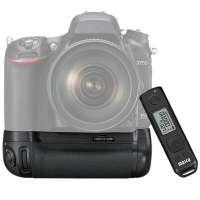 

Пульт дистанционного управления и аккумулятор для камеры Nikon D750 от Meike MK-DR750