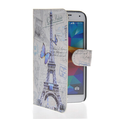 

MOONCASE Scenic Design Leather Side Flip Wallet Card Slot Pouch Stand Shell Back ЧЕХОЛ ДЛЯ Samsung Galaxy S5 I9600