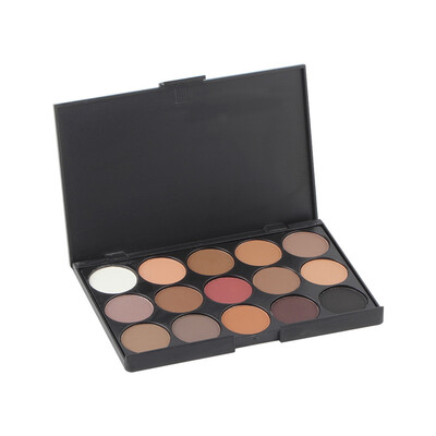 

Professional 15 Colors Warm Nude Matte Shimmer Eyeshadow Palette Cosmetic