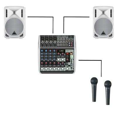 

Behringer set-2 Маленький звуковой микшер (небольшой звуковой микшер / малая домашняя встреча, небольшая встреча с караоке и т. Д.)
