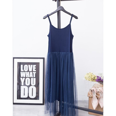 

Sexy Off Shoulder Summer Women Dress Female Loose Spaghetti Strap Mesh Ladies Party Dresses New Clothing