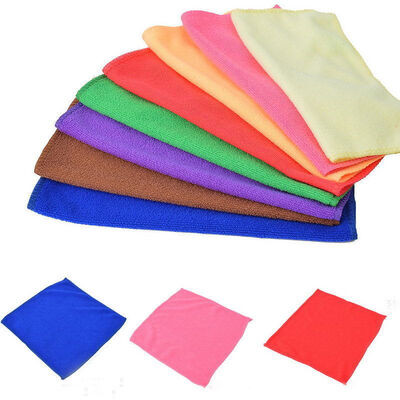 

10pcs Microfibre Cleaning Cloth Towel Car Valeting Polishing Duster Kitchen Washing