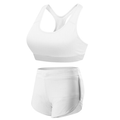 

Gym Workout Yoga Set Fitness Sport Suit Bra Running Shorts Sportswear Tights