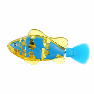 

Fish Magical Electronic Toy Flashy Electronic Fish Pets Robot Swimming Fish Wonderful Electric Clownfish Induce Bath Companion Toy