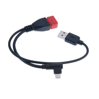 

New Red USB 20 OTG Micro 5pin Male to USB Female Converter Adapter Cable 28cm