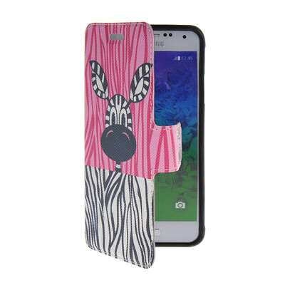 

MOONCASE Cute Pattern Leather Side Flip Wallet Pouch Stand Shell Back ЧЕХОЛ ДЛЯ Samsung Galaxy Alpha G850F