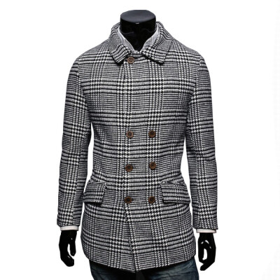 

Zogaa Slim Double-breasted Men's Wool Coat