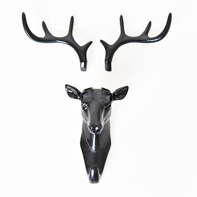 

Cntomlv Wall Decor Hooks Antlers American Style Household Decor Hooks Multi-purpose Wall Coat Keys Bags Clothes Hook