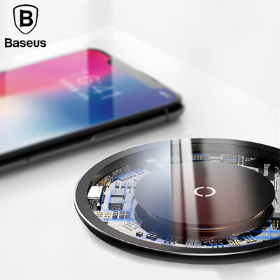

Базовое зарядное устройство Baseus 10W Qi для iPhone X 8 Samsung S9 + S8 Примечание 8 Xiaomi
