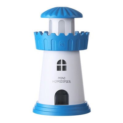 

TOMNEW USB Mini Cool Air Humidifier 150ML Portable Ultrasonic Tower Air Clean Diffuser with LED Night Light for Home Office Car