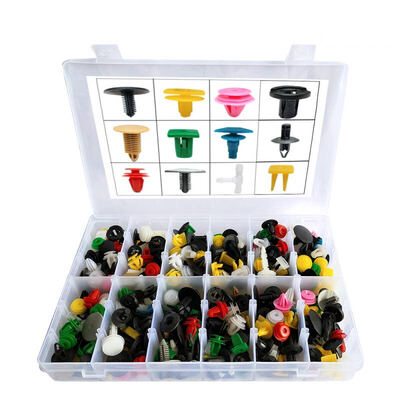 

CNIKESIN HZ04 400PCS Universal Mixed Auto Fastener Car Plastic Rivet Clips Screw Rivet Retainer for Door Plank Fender Bumper