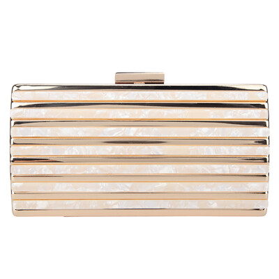 

Fawziya Marble Acrylic Clutch For Women Evening Bag Wedding Purse Bridal Prom