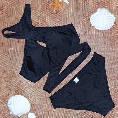 

Woman'S Cross Bandage Swimsuit Bikini Swimsuit