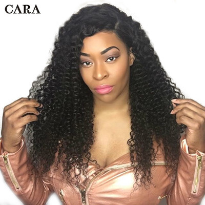 

130 Density Pre Plucked Lace Front Wig Kinky Curly Brazilian Human Hair Wigs Dolago