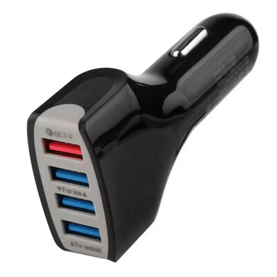 

AFILADO QC 3.0 автомобиля Зарядное устройство 4 Порты для iPhone samsung huawei Xiaomi iPad Быстрый Универсальный телефон Зарядное